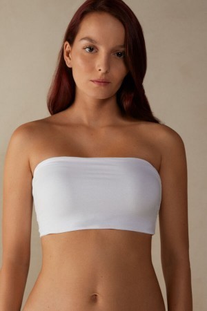 White Intimissimi Cotton Bra Top | CACVG64650